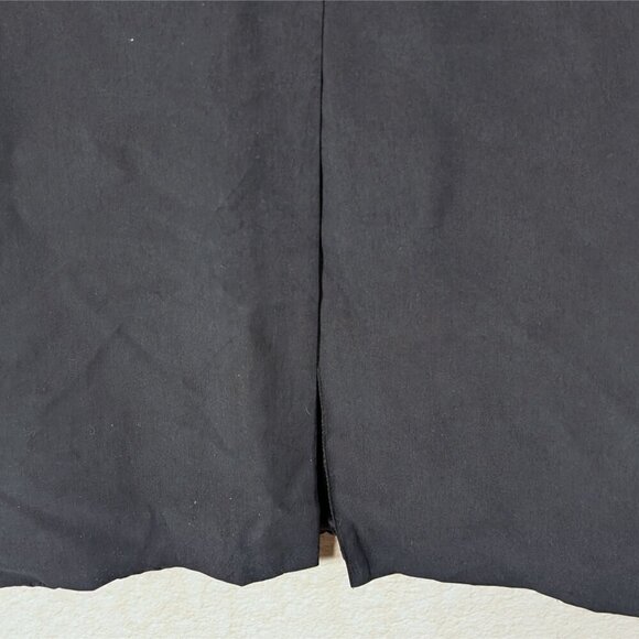 Vtg 90s Victoria Holley Black 100% Silk Maxi Dress Size 12 Minimalist Classic - Picture 6 of 8